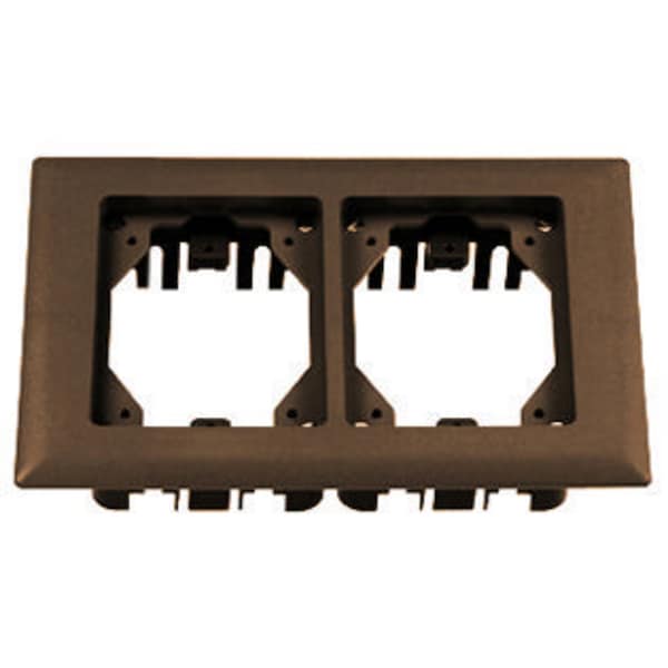 Box Cover, Wall Box Type, 2 Gang, Non-Metallic